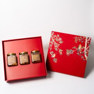 Hộp quà SET - 1 Hũ sâm mật + 1 Hũ gừng mật + 1 Hũ mật ong - Đại Cát Quang Yến