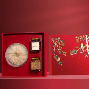 Hộp quà LUX - Yến tinh chế + 1 Hũ gừng mật + 1 Hũ táo khô - Đại Cát Quang Yến